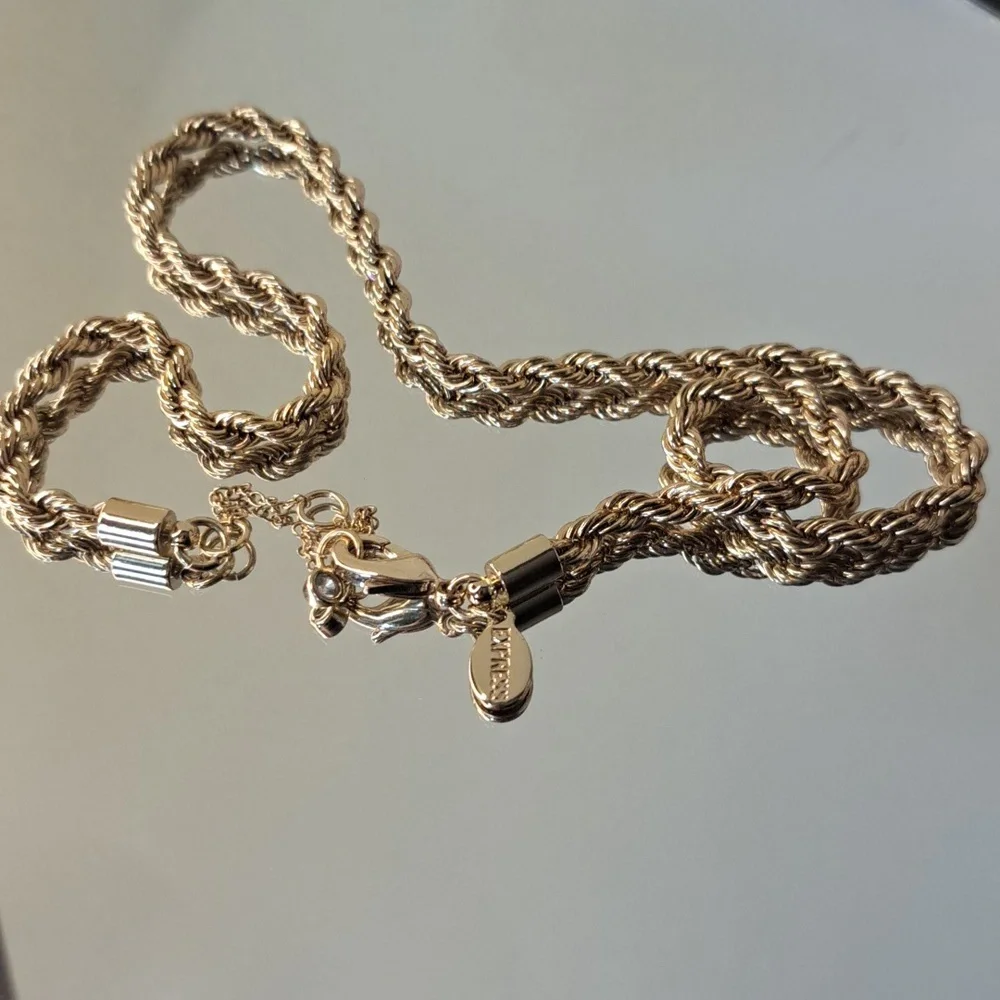 Express Gold Tone Rope Chain - Picture 1 of 4